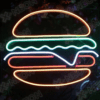 Hamburger Neon Tabela