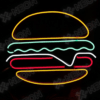 Hamburger Neon Tabela